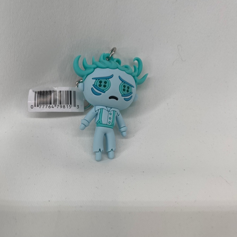Coraline Series 2 Monogram 3D Foam Bag Clip Keychain Figurine Ghost Boy w Bag